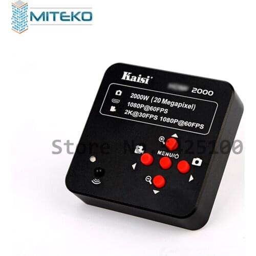 Monocular Full HD 1080P 60FPS 2000W 20MP USB Industrial Electronic Digital Video Microscope Camera For Phone CPU PCB Repair