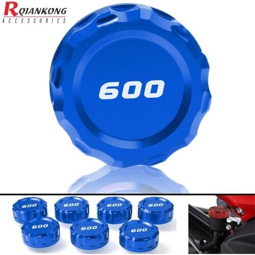 Motorcycle Rear Brake Fluid Reservoir Cover Cap Aluminum Cylinder Reservoir Covers For SUZUKI GSXR600 2012 2013 2014 2015-2019