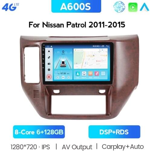 NAVITREE 9" Android 10.0 Car Radio Automotivo Head Unit For Nissan Patrol Safari Supper Safari Car DVD Player Auto GPS 4G 2010