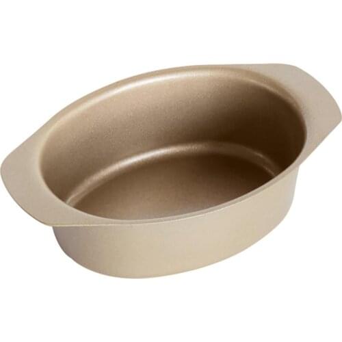 Oval Bread Pan Non Stick Mini Carbon Steel Baking Pan Cheese Cake Mold Dessert Cake Decorating Tools Baking Accessories