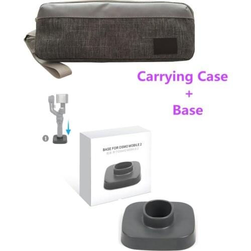 OSMO Mobile 2 Portable Handheld Gimbal Bag Carry Case and Stand Holder Base for DJI Osmo Mobile 2 Handheld Gimbal Accessory