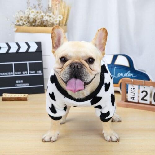 Warm Coral Fleece Pet Dog Clothes Cartoon Duck Cow For Dog Coat Warm Dog Clothing For Puppy Small Dog French Bulldog Chihuahua