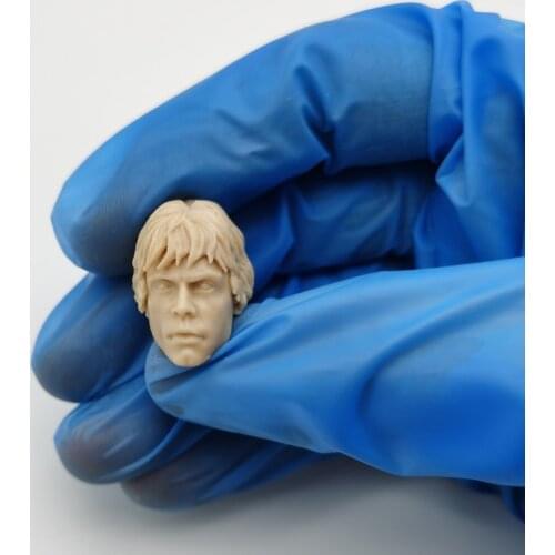 Unpaint 1/12 Scale Luke Head Sculpt for 6in SHF Action Figure Hobbies