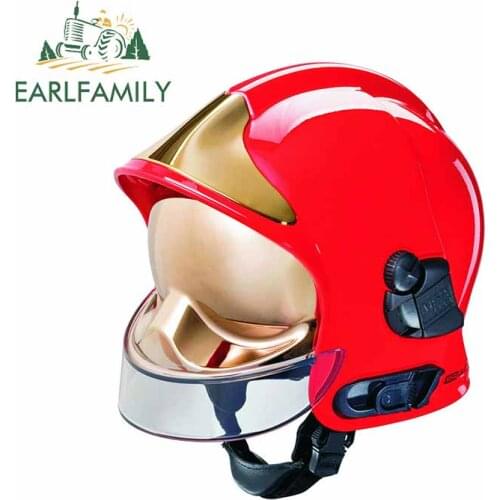 EARLFAMILY 13cm For Fire Helmet Fine Decal Surfboard Car Stickers Car Door Protector Vinyl Material For JDM SUV RV