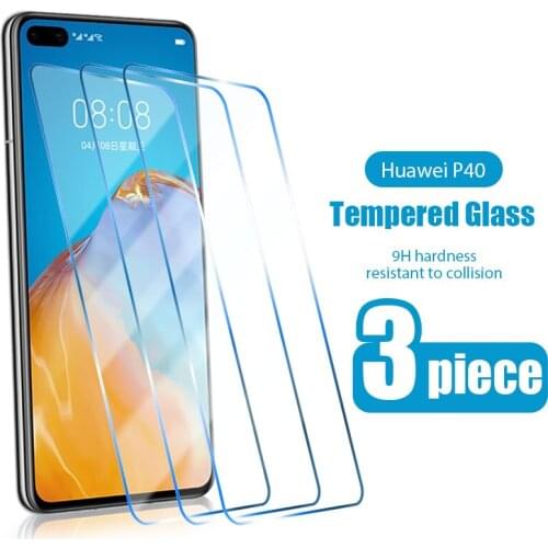 3Pcs Tempered Glass On Huawei P Smart Z S 2021 2020 Pro 2019 Screen Protector On Huawei P40 Lite 5G E P30 P20 Pro Lite HD glass