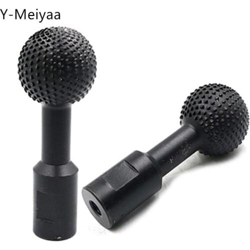 10/14mm Spherical Wooden Groove Carving Knife Rotary File Round Spherical File Carving Electric Grinder Grinding Head 30