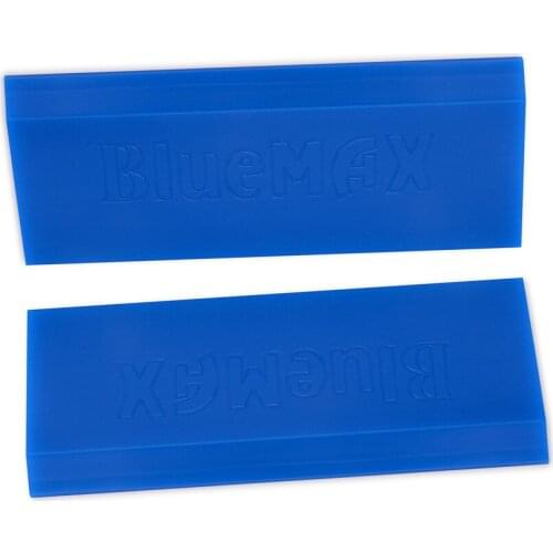 FOSHIO 2pcs/Lot Rubber Scraper Replacement BLUEMAX Blade Car Vinyl Film Wrap Window Tint Tool Water Squeegee Car Cleaning Washer