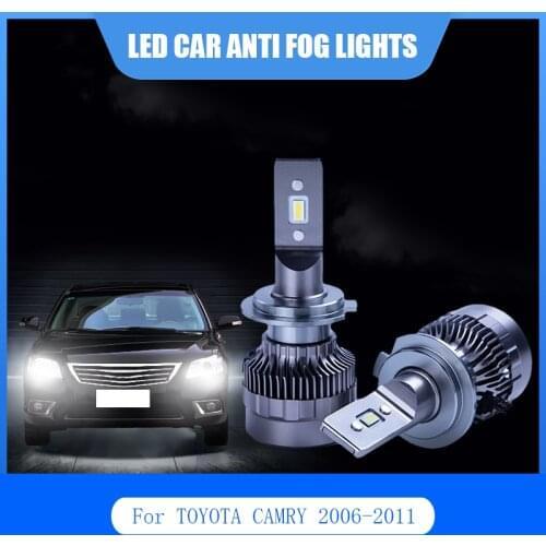 2Pcs For TOYOTA CAMRY 2006-2011 LED Car Lights Anti Fog Lamp H11 9005 6000K 12V Car LED Light Headlight Bulbs Kit Auto Bulb