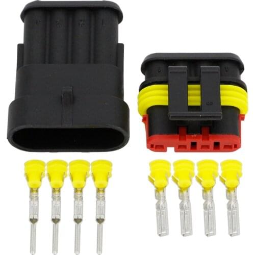 4 Pin AMP 1.5 series Connectors DJ7041-1.5-11/21 Waterproof Electrical Wire Connector,Xenon lamp connector Automobile Connectors