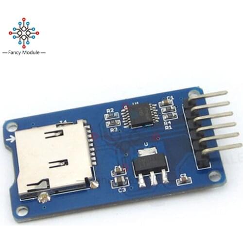 5 PCS Micro SD TF Card Memory Shield Module SPI Interface for Ardiuno Micro SD Storage Expansion Board Support Micro SD & SDHC