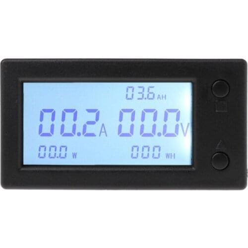 DC 300V 100A 200A 400A digital Voltmeter Ammeter Battery Capacity coulometer Power electricity watt-hour meter With Hall sensor