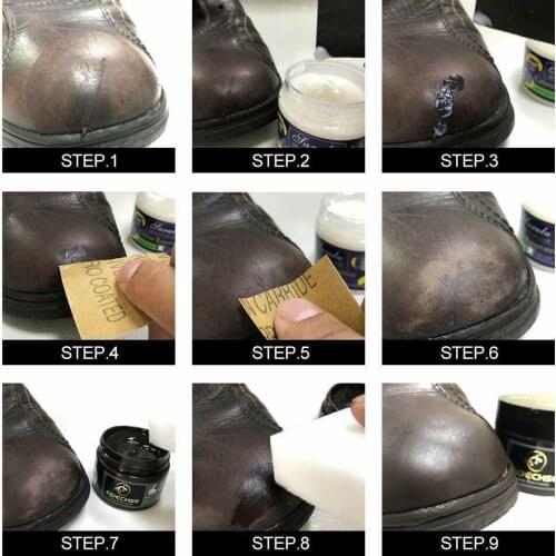 Leather Vinyl Repair Filler Compound Cream for Leather Restoration Cracks Burns Car Seat Sofa Holes ALI88