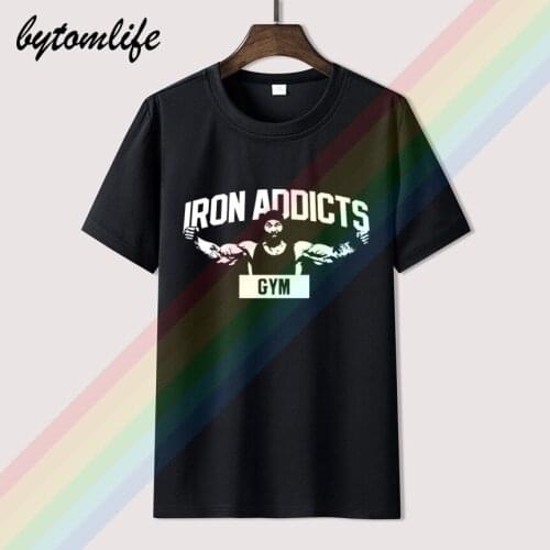 IRON DRUG EMPLOYEES GYM T SHIRT CT FLETCHER MIKE RASHID Black Cool Casual pride t shirt men Unisex New Fashion Loose tshirt