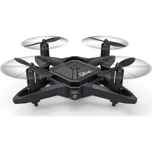Gteng T911W 2.4G Drone with Fixed Height Wifi Real-time Transmission Foldable Headless Mode Quadcopter Drone