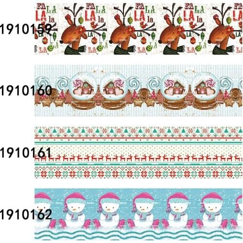 FLRARIBBONS 22mm 38mm 75mm Christmas character ribbon