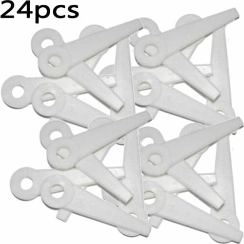 24pcs Replacement Plastic Cutter Blade for Stihl PolyCut 6-3 20-3 10-3 41-3 Lawnmower Trimmer Blades Plastic Cutters