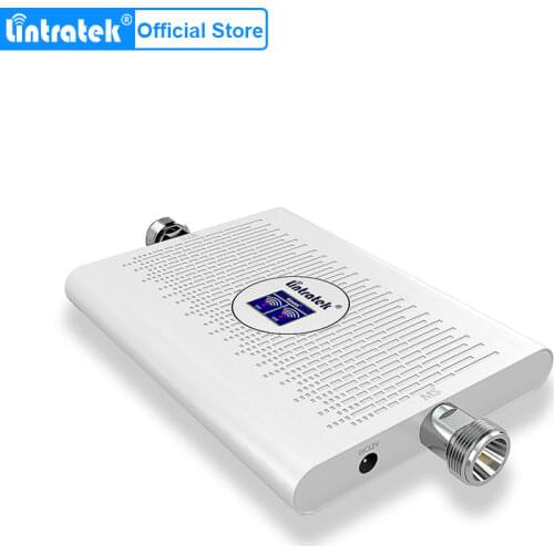 Lintratek 70dB 23dBm GSM 3G Cell Signal Booster UMTS 2100mhz GSM 900mhz Cellular Signal Repeater AGC/ALC Amplifier NEW Arrival