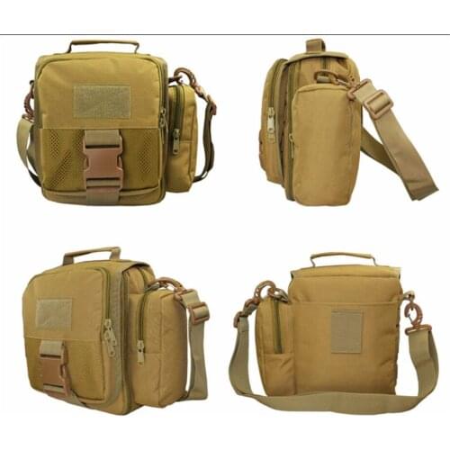 Multifunction Shoulder Camping Hiking Bag Waterproof Oxford Molle Outdoor Bag Pouch Kettle Bags tactical