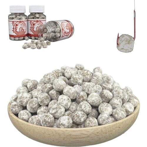 Fish Lure Set Portable Fish Live Bait for Carp Baits Bass Tilapia Feeder in Lake River Accerisories Grass Smell Flavor Goods