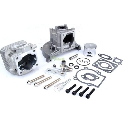 2 Hole Upgrade 4 Hole 29CC Engine Cylinder Kit Fit for 1/5 HPI ROFUN ROVAN KM BAJA Losi 5ive T FG Truck Rc Car Parts