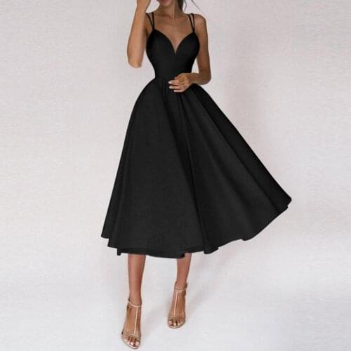 Formal Dress Deep V Neck Spaghetti Strap Off Shoulder Large Hem Women Midi Dress for Banquet Nightclub Party Long Dresses Платья