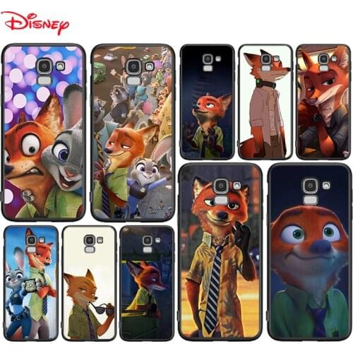 Silicone Cover Zootopia Red Fox For Samsung Galaxy J8 J7 Duo J6 J5 Prime J4 Plus J3 J2 Core 2018 2017 2016 Phone Case