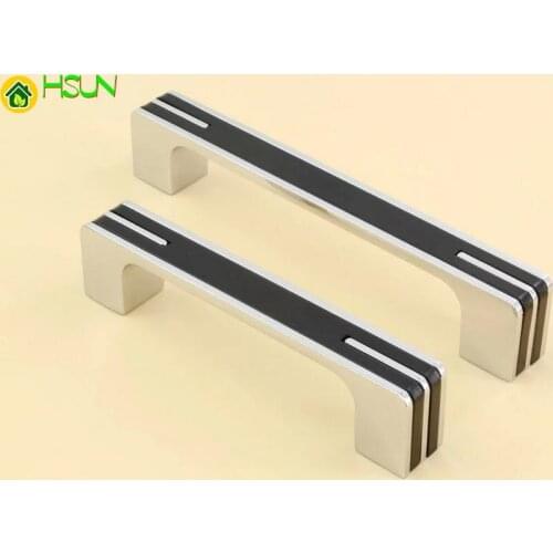 Modern Black Dresser Handles / Drawer Pulls Knobs Handles Cabinet Knob Kitchen Furniture Handle Hardware