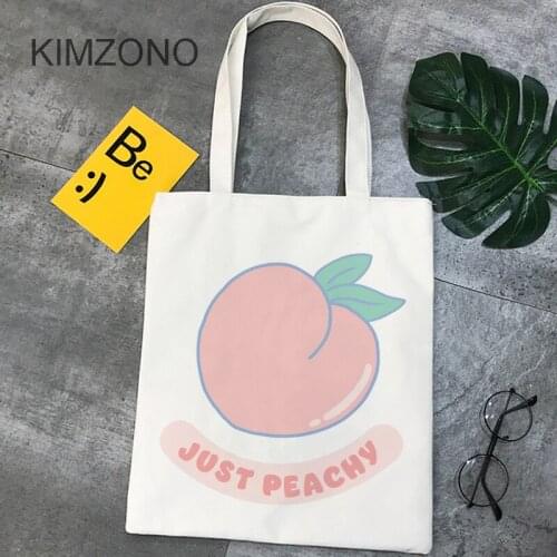 Peach shopping bag bolsa grocery bolsas de tela shopping eco shopper bag net sac cabas sacola jute grab