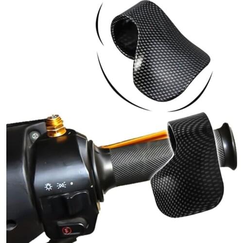 Universal Throttle Assist Wrist Rest Cruise Carbon Fiber Control Hand Bar Grip Motorcycle Racing Street Off-Road Bikes