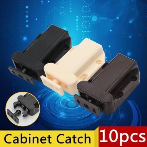 5pcs/10pcs Beetles Shape Cabinet Door Catch Push To Open Drawer Kitchen Cupboard Door Touch Latch of Various Color Release