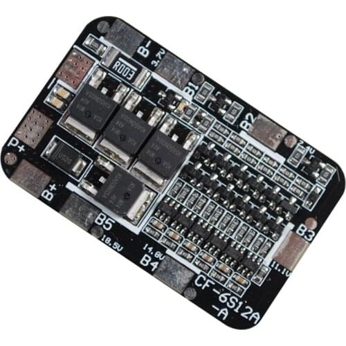 6S 18650 Lithium Battery Protection Board 6 Cell Pack Li-ion 3.7V Protect Module 25.2V 15A 20A BMS PCB PCM for electric drill