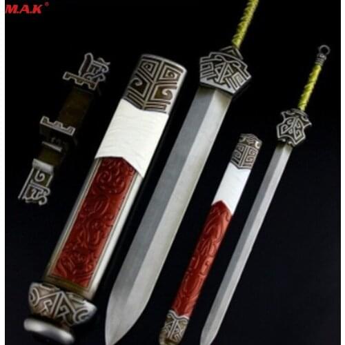 1/6 Weapon Model 22cm Five-piece Sword Set of Ancient Chinese Weapons Soldier Accessories For 12 inch Dolls In Stock