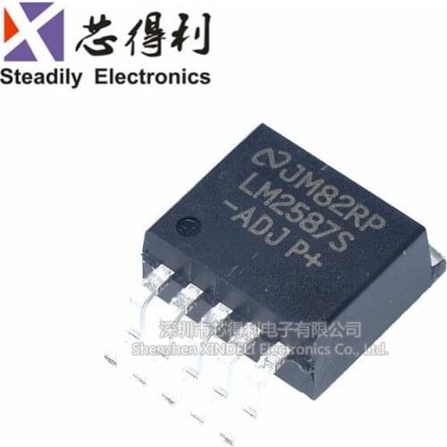 10pcs/lot LM2587S-ADJ Switching Regulator 5A Adjustable NEW TO-263