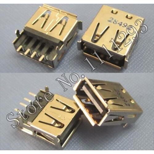 10pcs/lot USB port / USB2.0 Jack / USB Connector for Asus Hp Dell etc Laptop USB Port