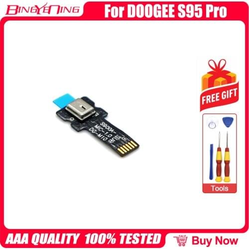 100% New Original Microphone Mic flex cable Smartphone Repair Replacement Accessories Parts For DOOGEE S95 Pro Cellphone