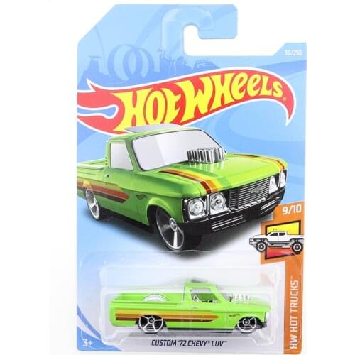 2019-30 Hot Wheels CUSTOM 72 CHEVY LUV Mini Alloy Coupe 1/64 Metal Diecast Model Car Kids Toys Gift