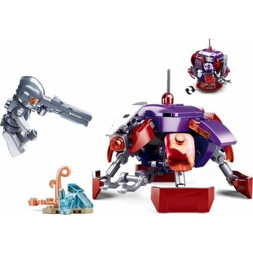 2021 Army Military Soldier City Police SWAT Patrol Robot Model Building Blocks Bricks Kids Toys