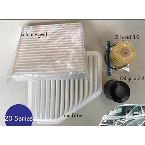 For ALPHARD VELLFIRE 20 Series Air Oil Grid Fuel Filter