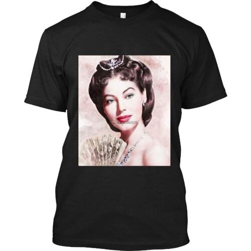 Ava Lavinia Gardner American Actress T Shirt Gift Tee for Men Women