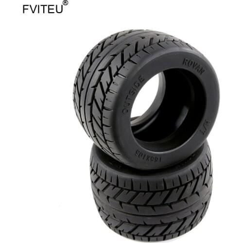 FVITEU Rubber Off-road Tires set Fit 1/8 scale HPI Racing Savage XL FLUX Rovan Torland truck parts RC MONSTER BRUSHLESS TRUCK