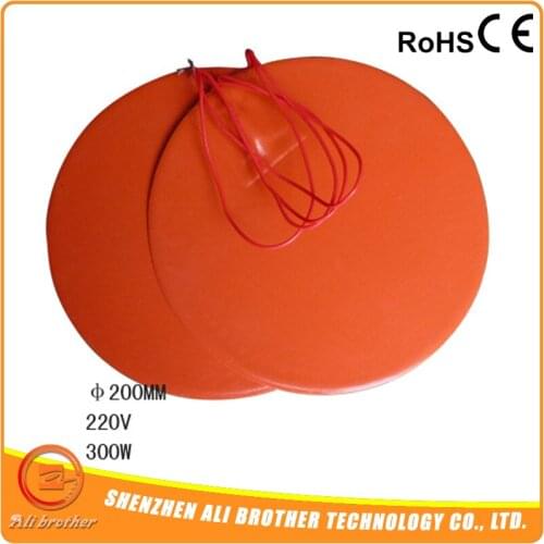 Flexible Silicone Pad Heater Dia 400mm 1000w@220v