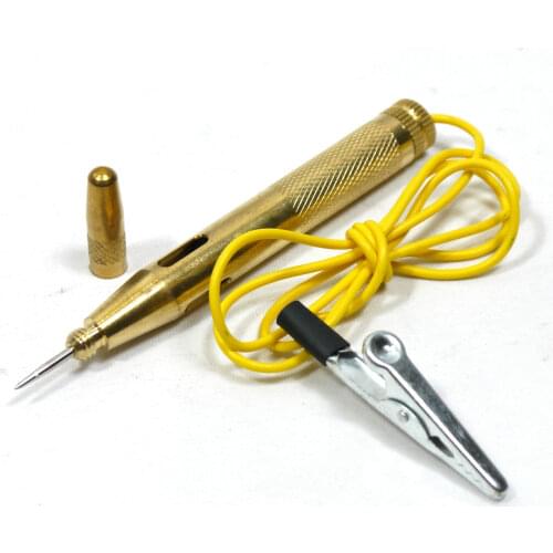 DC 6V 12V 24 Volts Voltage Gauge Test VoltMeter Line Circuit Tester Probe Lamp Continuity Car Electronic Voltage Circuit Tester