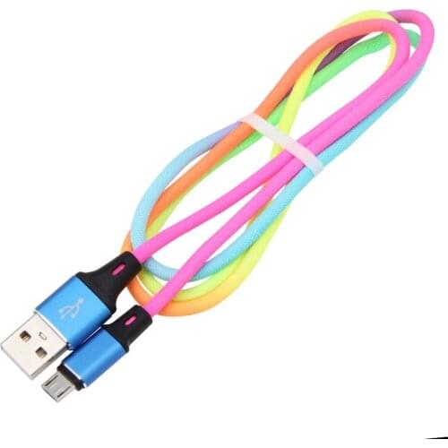800pcs/lot Fast Charging Colorful USB Data Sync Cable For IPhone 5S 5 6S 6 7 8Plus X XR XS Max Huawei Samsung USB Charger Cable