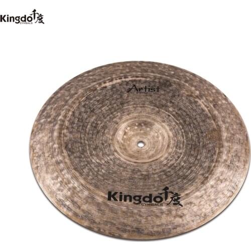 Kingdo B20 handmade Artist Dark series 16"china cymbal for drums