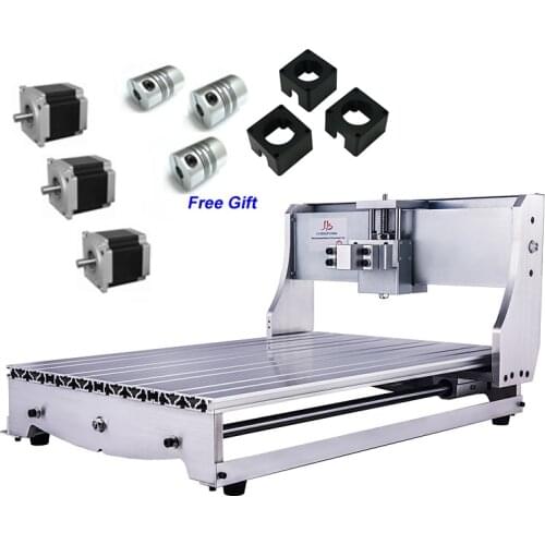 Aluminum Mini CNC Frame Kit 6040 3pcs NEMA 23 57 Stepper Motor Coupling DIY CNC Router Engraving Machine 6040