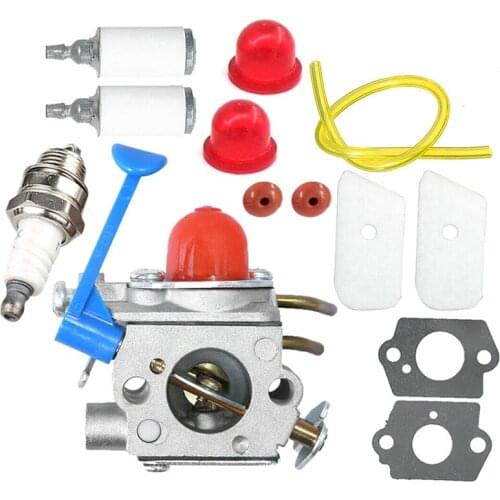 Carburetor Gaskets Filters Kit for Husqvarna 124L 125L 125Ld 128C 128Cd 128L 128Ld 128R Trimmer