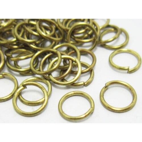 Brass Jump rings 6x0.7mm Open round jump rings earrings findings -30g R288