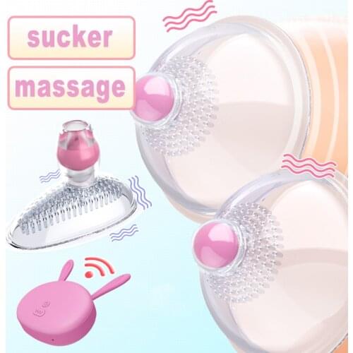 Nipple Sucker Massager Vibrator Female Toys for Adults 18 + Breast Enlarger Clitoris Licking Cup Sex Toys for Women Couples Shop