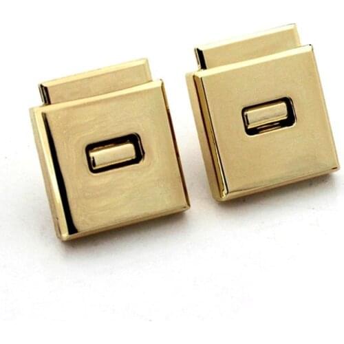 1pcs Metal Turn Lock Fashion Special Switch Lock for DIY Handbag Bag Purse Luggage Hardware Closure Bag Parts Accessories