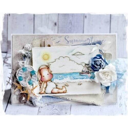 Mmao Crafts Metal Steel Cutting Dies New Underwater world ship Stencil For DIY Scrapbooking Paper/photo Cards Embossing Dies